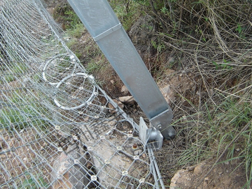 被动边坡防护网